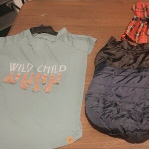 Variety of dog clothes